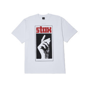 HUF - Stax Snap S/S Tee ~ White