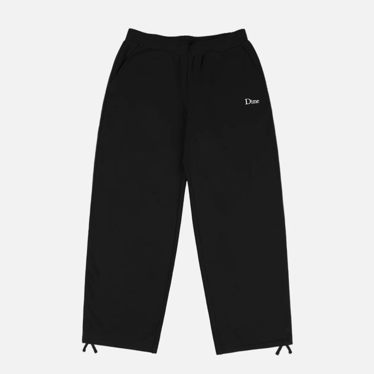 Dime - Classic Small Logo Sweatpants Black-1