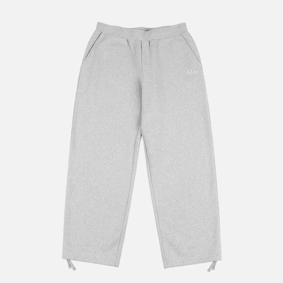 Dime - Classic Small Logo Sweatpants Heather Grey