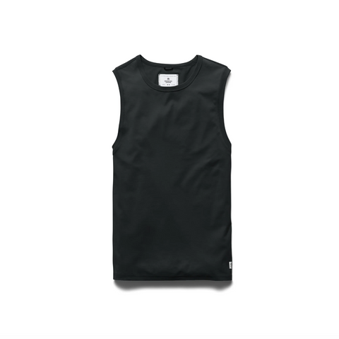 Reigning Champ - Knit Copper Jersey Sleeveless Shirt ~ Black