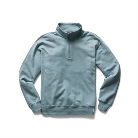 Reigning Champ - Knit Lt Wt Terry Quarter Zip ~ Ink