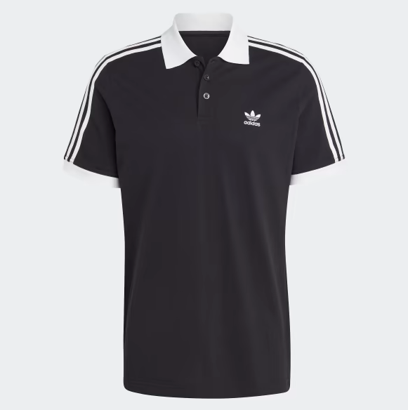 Adidas - Classic 3-Stripe Polo Shirt