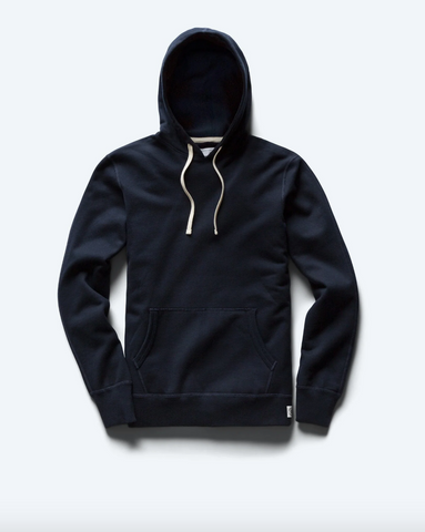 Reigning Champ - Knit Mid Weight Terry Pullover Hoodie ~ Navy