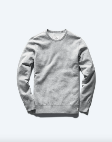 Reigning Champ - Knit Mid Weight Terry Crewneck ~ H.navy