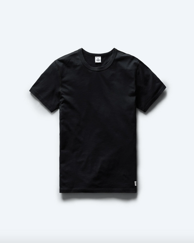 Reigning Champ - Knit Cotton Jersey Tee ~ Black