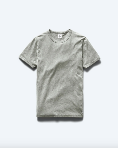 Reigning Champ - Knit Cotton Jersey Tee ~ H.grey