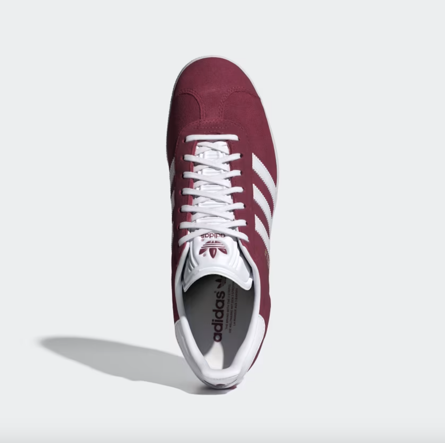 Adidas gazelle collegiate burgundy shop