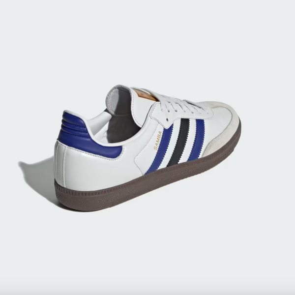 Adidas - Samba OG Crystal White / Active Blue / Matte Gold