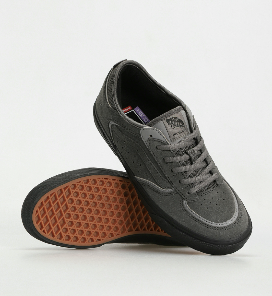 Vans - Skate Rowley Suede Charcoal/Black-2
