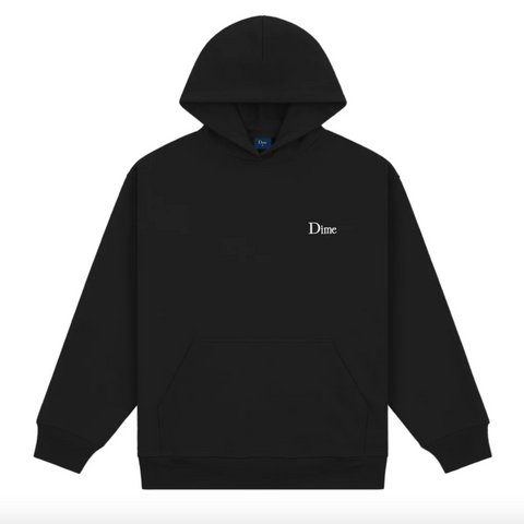 Dime - Classic Small Logo Hoodie ~ Black