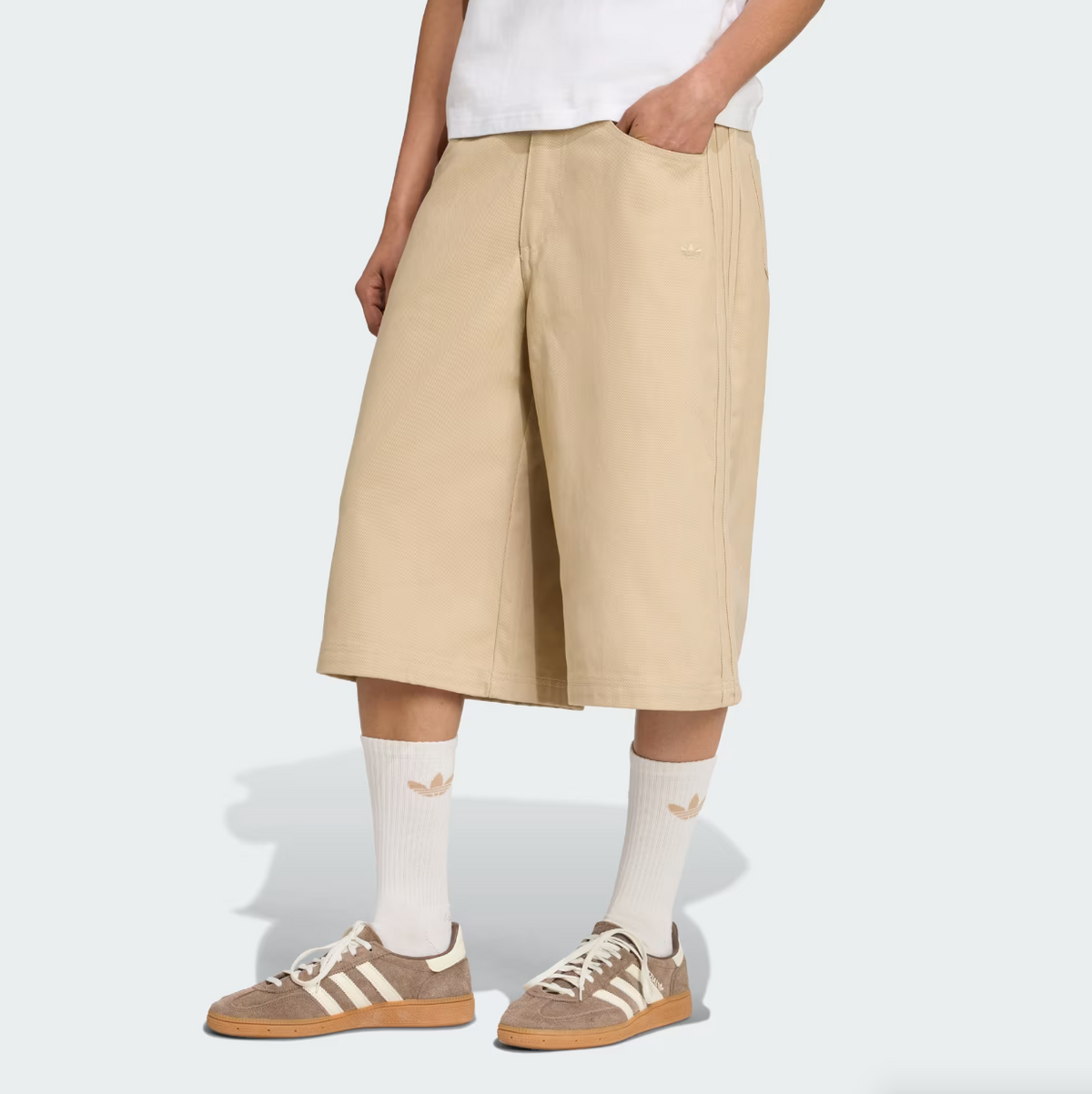 Adidas - W Firebird Utility Jorts Khaki-2