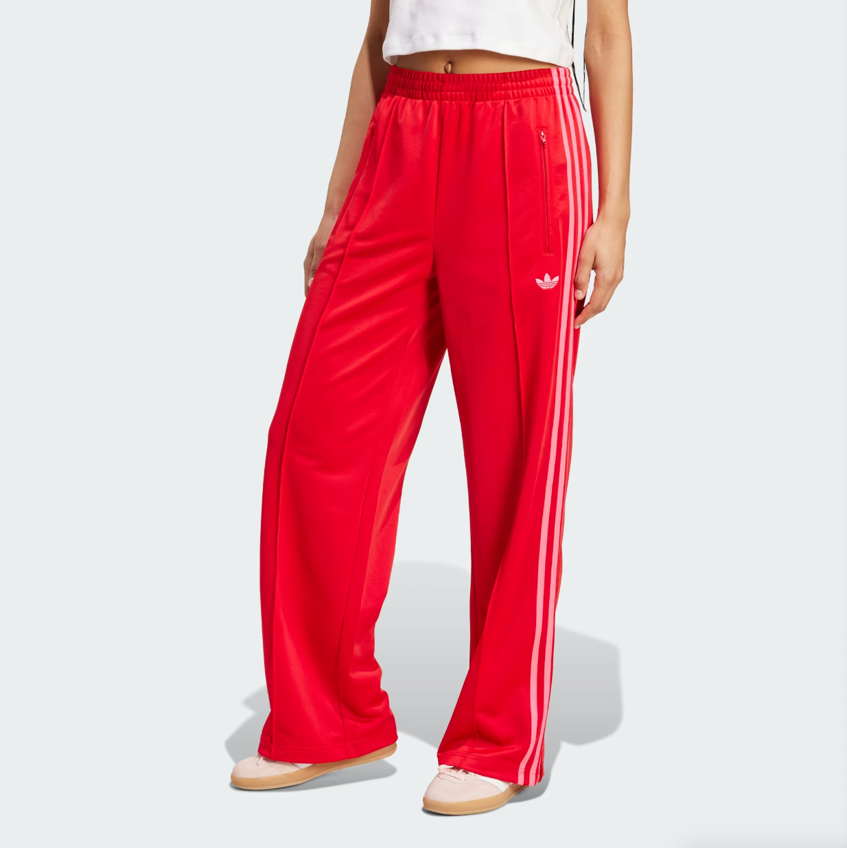 Adidas - W Firebird Loose Track Pants Red-1