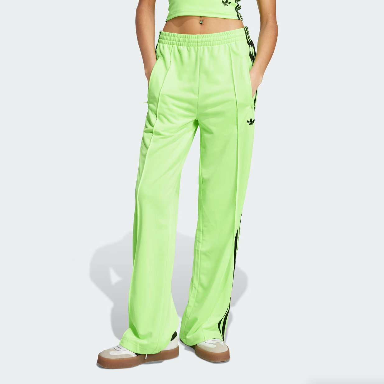 Adidas - W Firebird Loose Track Pants Green-1