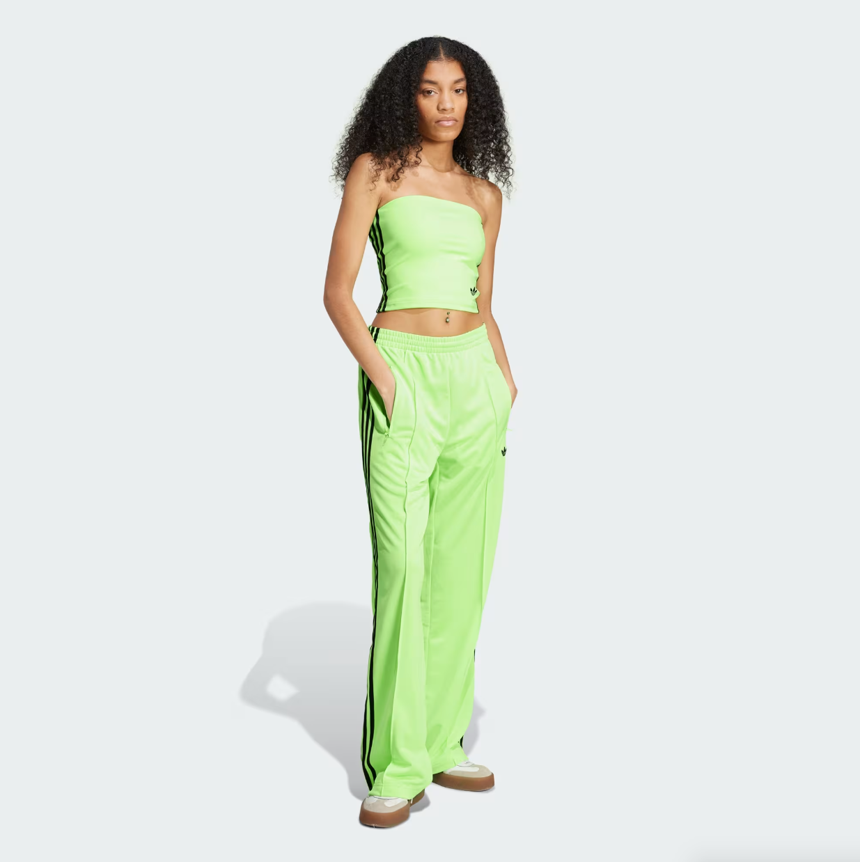 Adidas - W Firebird Loose Track Pants Green-4