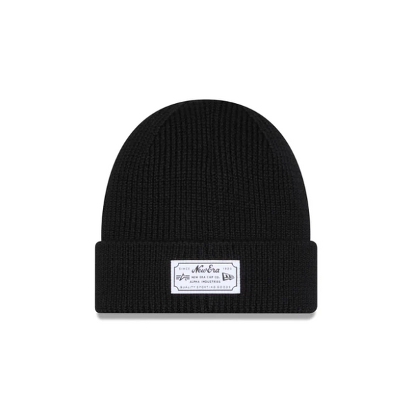 New Era x Alpha Industries LA Dodgers Beanie Black