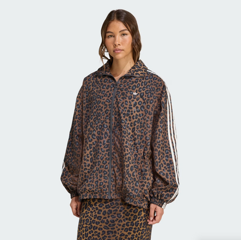Adidas - W Oversized Track Jacket Leopard