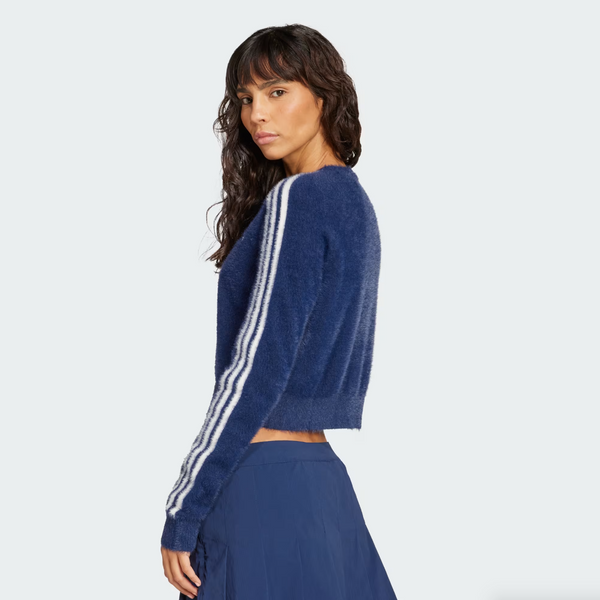 Adidas - W Fluffy Knitted Cardigan Blue