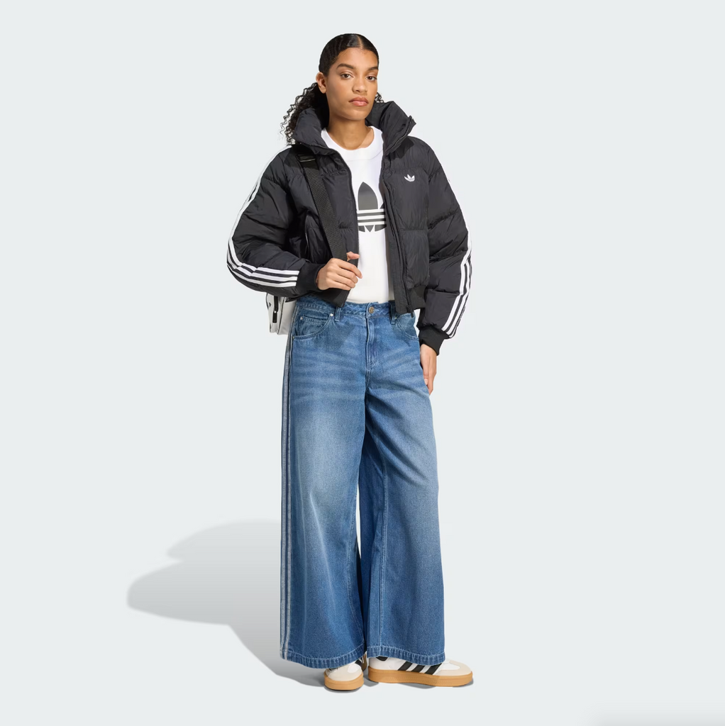 Adidas - W Cropped Puffer Jacket Black – FLAVOUR '99 Adidas - W Cropped Puffer Jacket Black – FLAVOUR '99