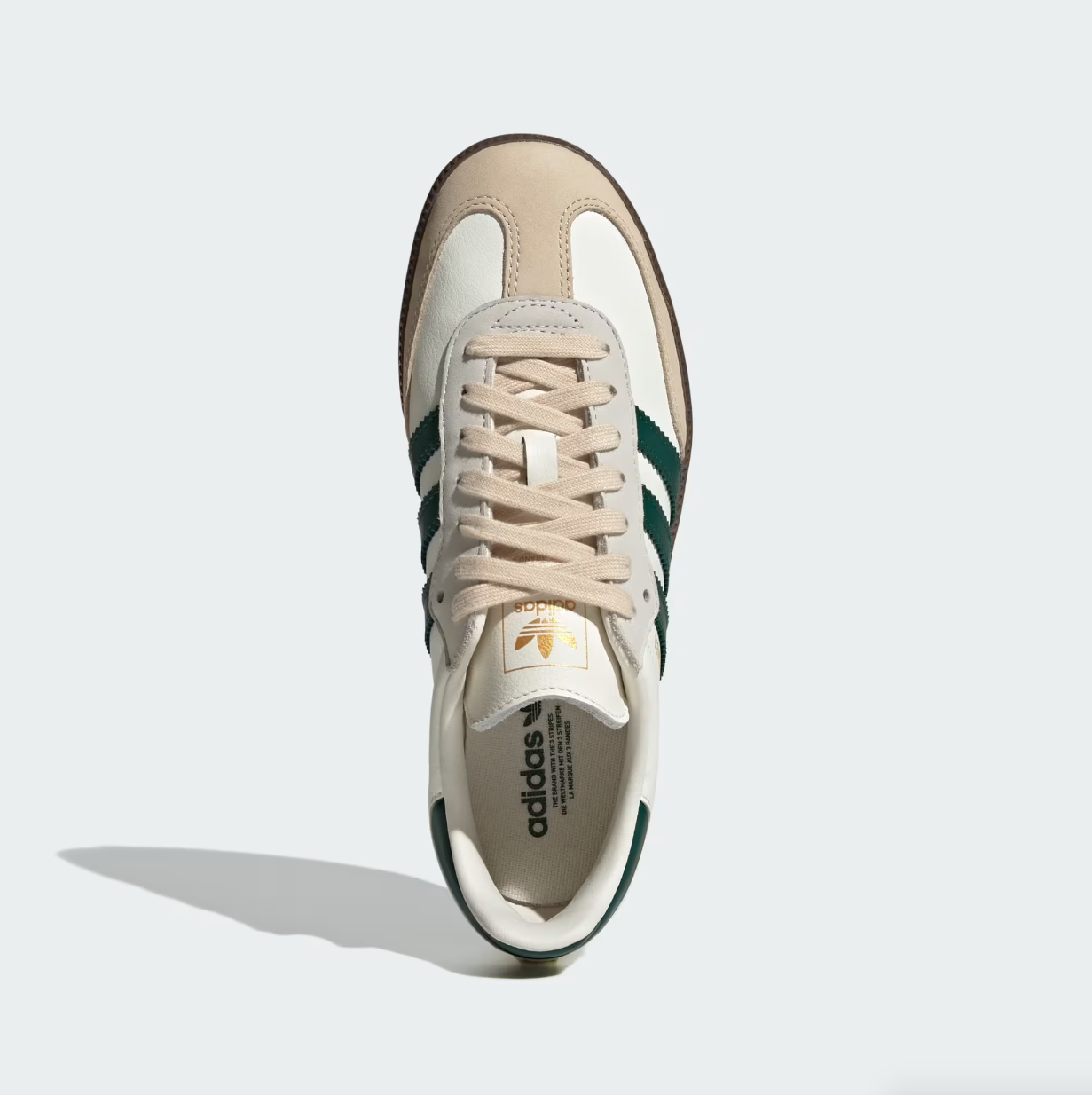 Adidas - W Samba OG Off White/Collegiate Green/Sand Strata