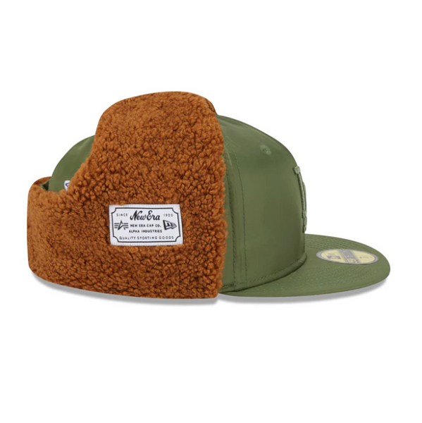 New Era x Alpha Industries - LA Dodgers Dog Ear Hat Green