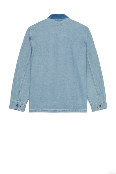 Brixton - Herringbone Lightweight Chore Coat - Denim