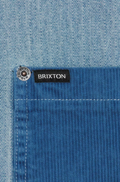 Brixton - Herringbone Lightweight Chore Coat - Denim