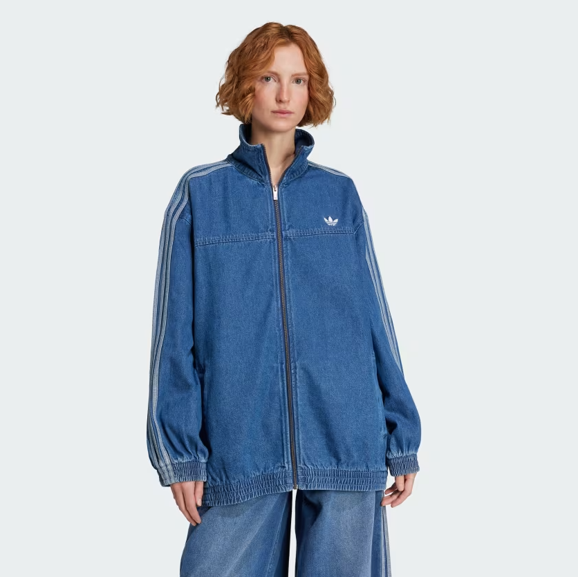 Adidas - W Denim Track Jacket Blue
