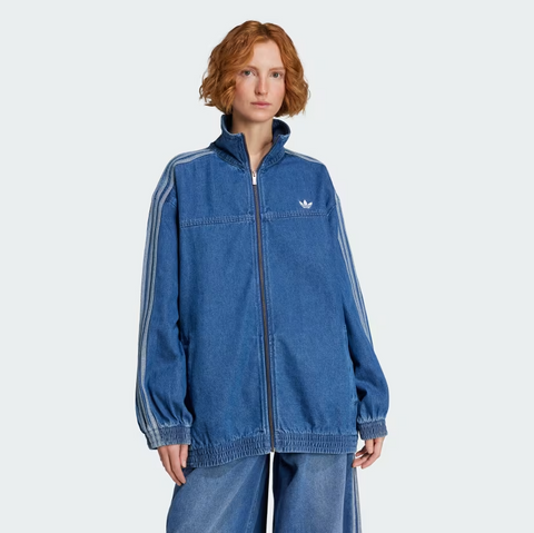 Adidas - W Denim Track Jacket Blue