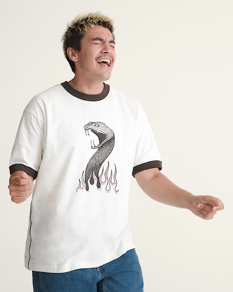 Vans - Skate Mike G Snake Flame T-Shirt White