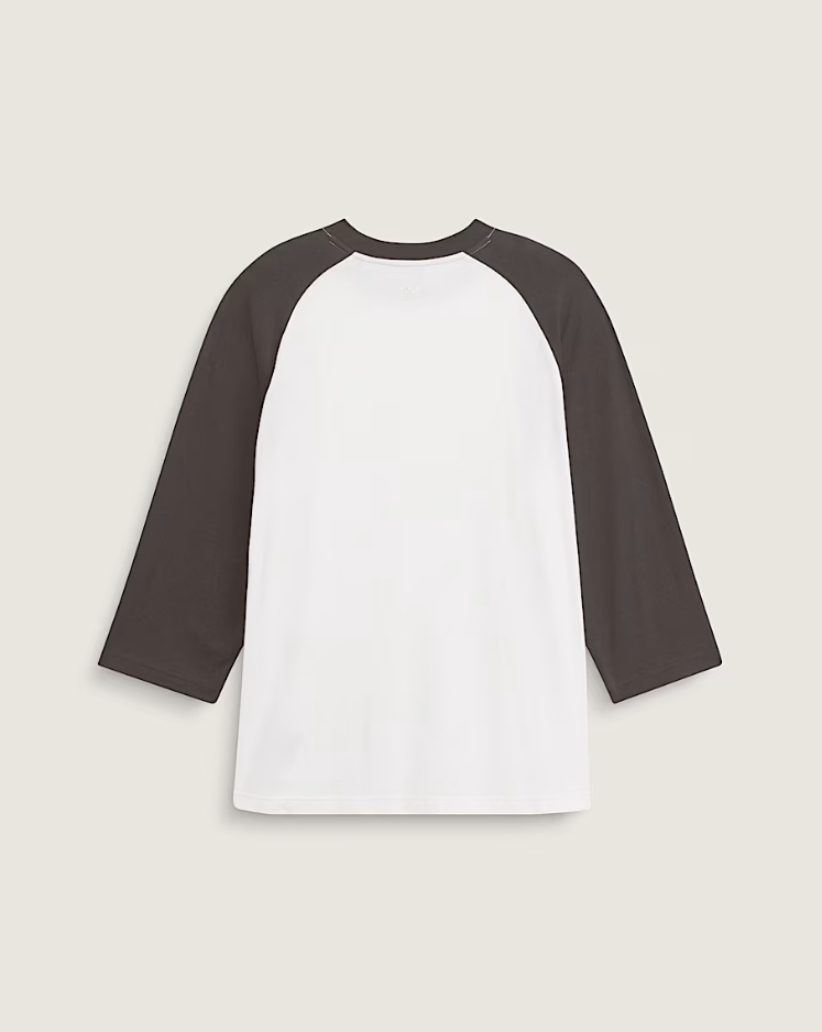 Vans - Standard Raglan T-Shirt Faded Black/White-2