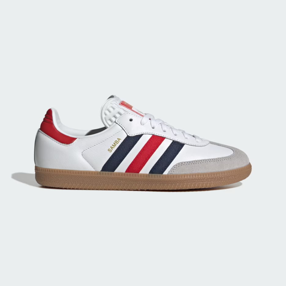 Adidas - Samba OG Cloud White/Night Indigo/Better Scarlet