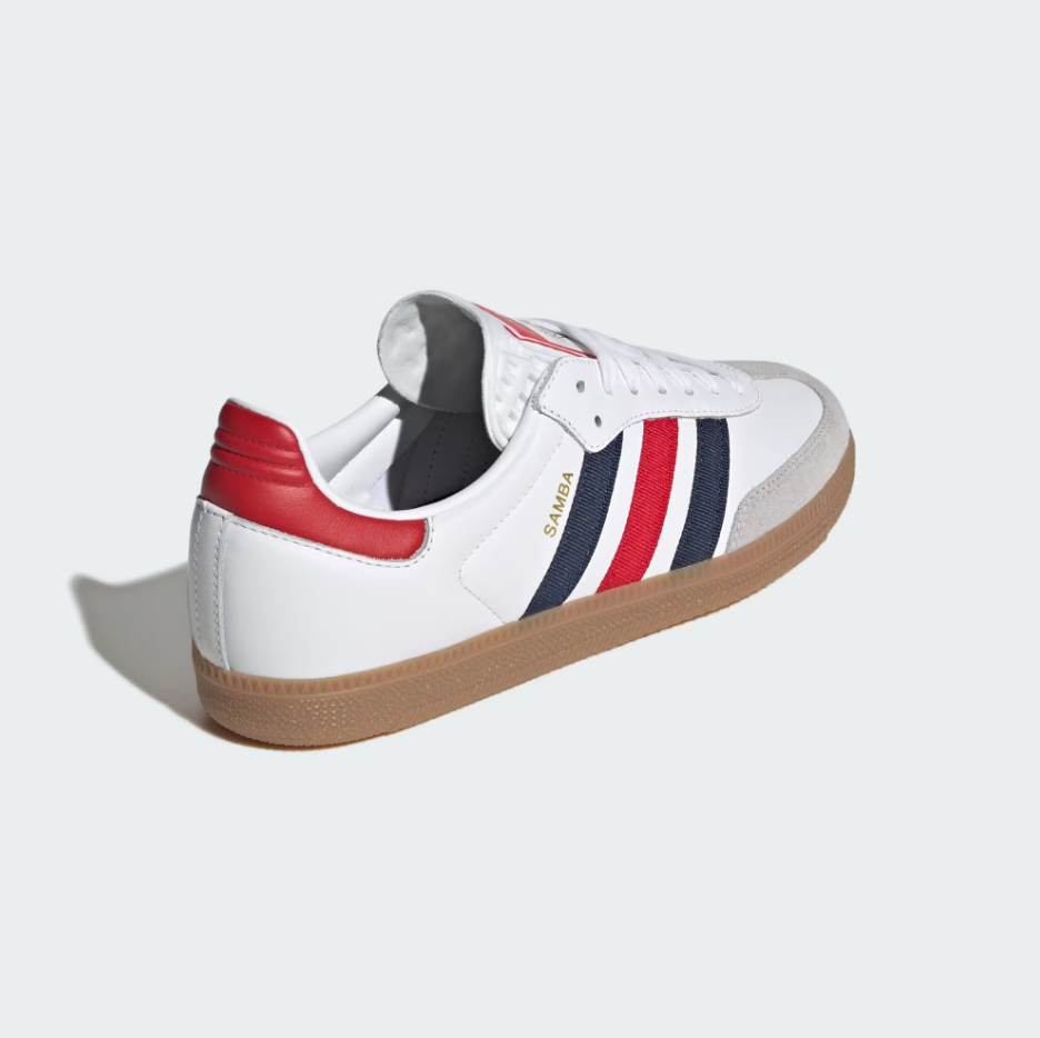 Adidas - Samba OG Cloud White/Night Indigo/Better Scarlet