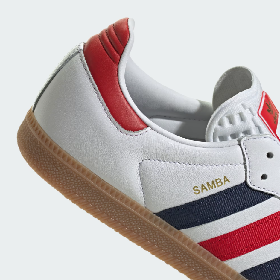 Adidas - Samba OG Cloud White/Night Indigo/Better Scarlet