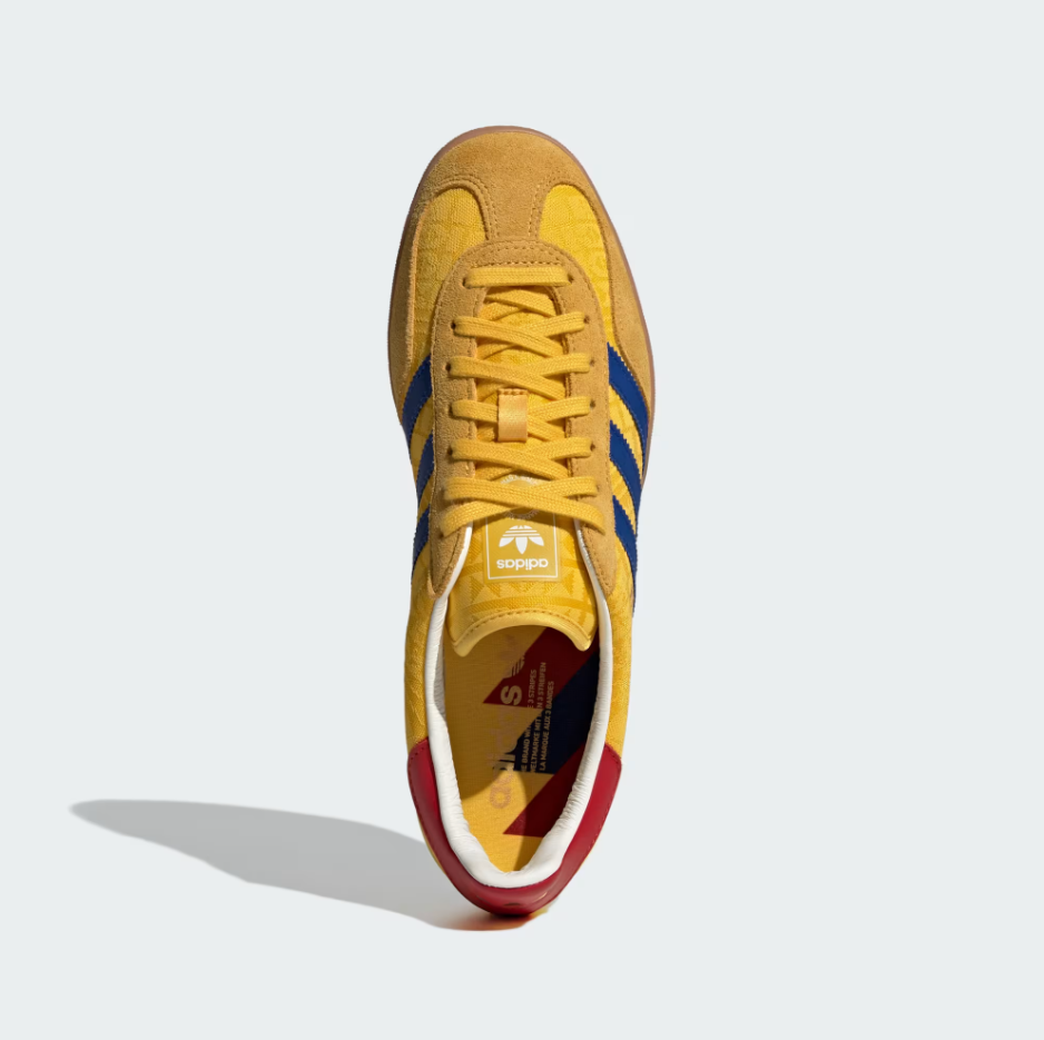 Adidas - Gazelle Indoor Bold Gold/Power Blue/Team Collegiate Red