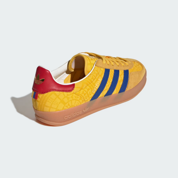 Adidas - Gazelle Indoor Bold Gold/Power Blue/Team Collegiate Red