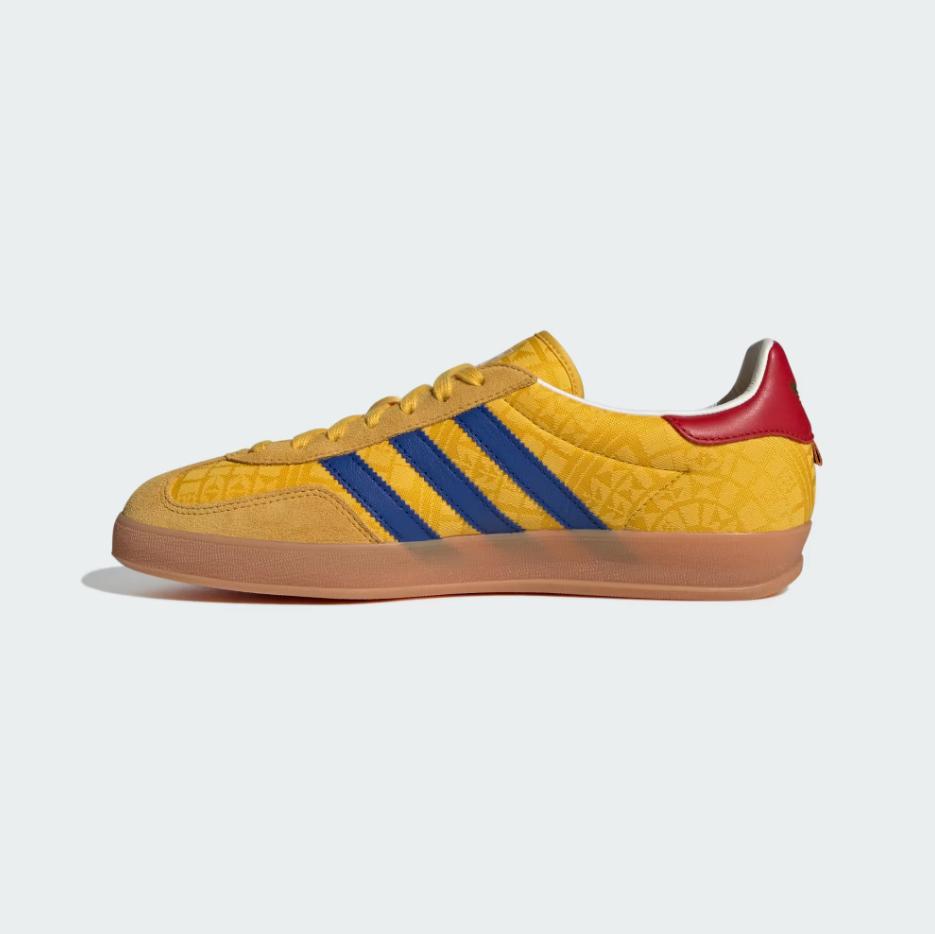 Adidas - Gazelle Indoor Bold Gold/Power Blue/Team Collegiate Red