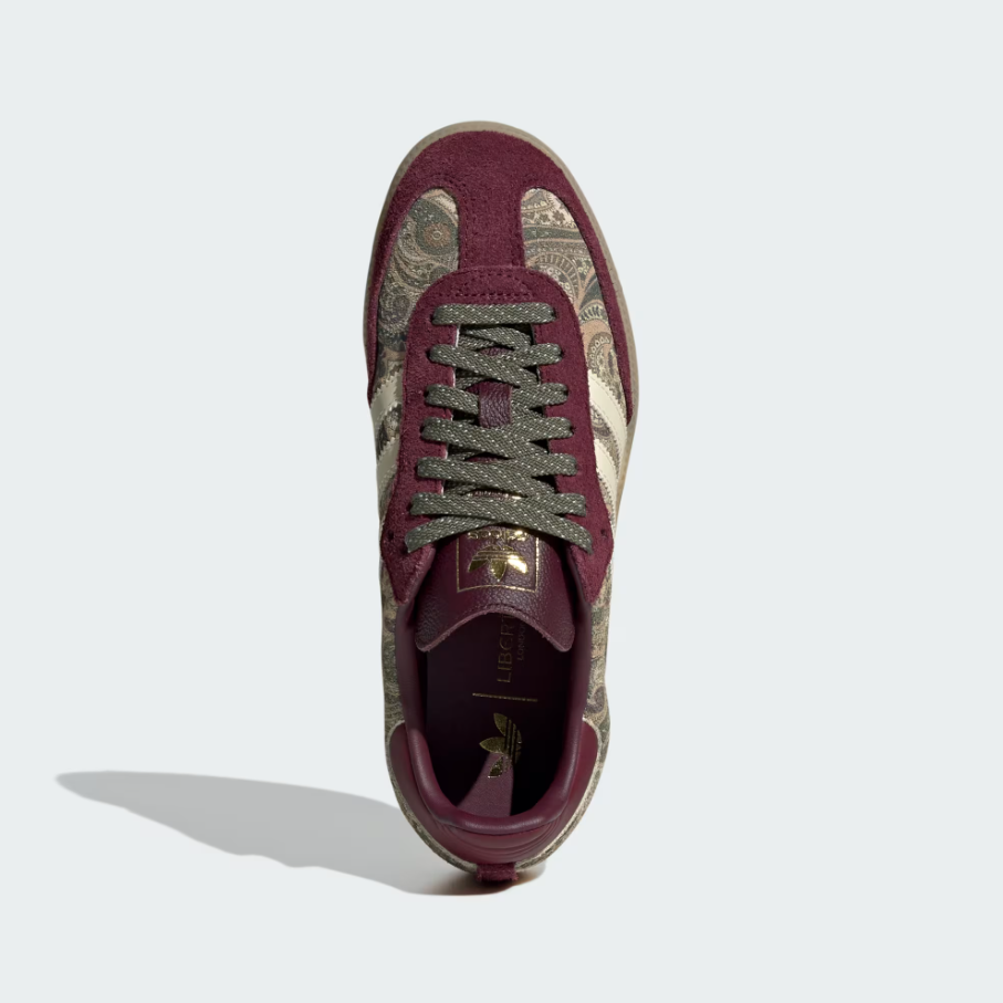 Adidas - W Samba OG x Liberty London Maroon/Warm Vanilla/Olive