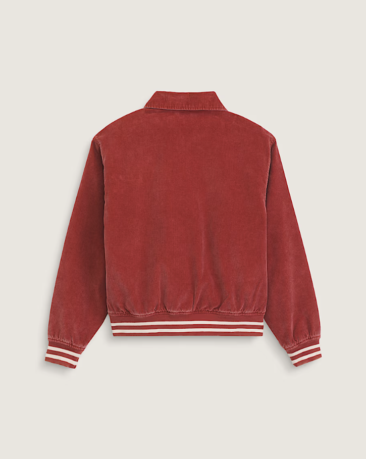 Vans - W Milliken Varsity Jacket Poppy Ember Red