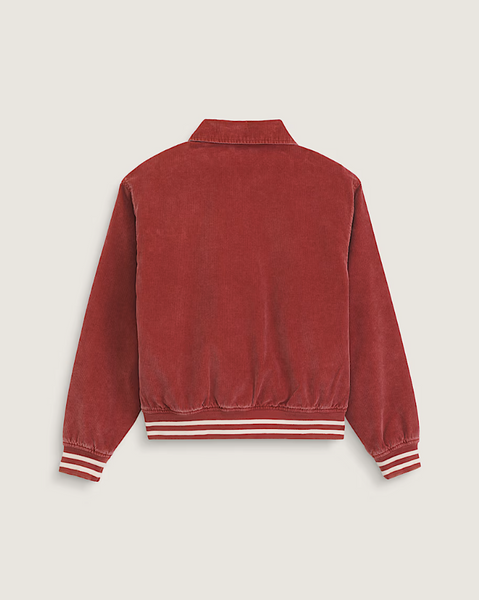 Vans - W Milliken Varsity Jacket Poppy Ember Red