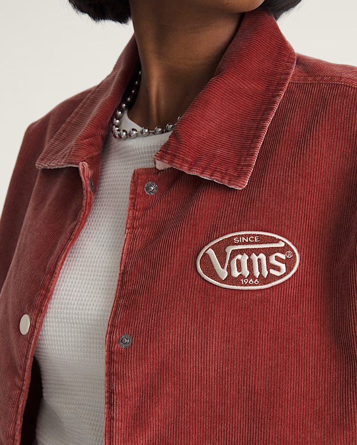 Vans - W Milliken Varsity Jacket Poppy Ember Red