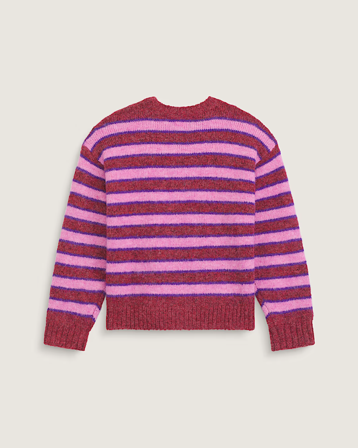 Vans - W Rollins Stripe Sweater Poppy Ember Red/Purple