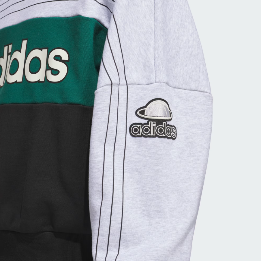 Adidas - Originals Varsity Crewneck Light Grey Heather-4