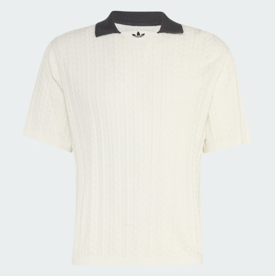 Adidas - Cable Knit Soccer Jersey Cloud White-1