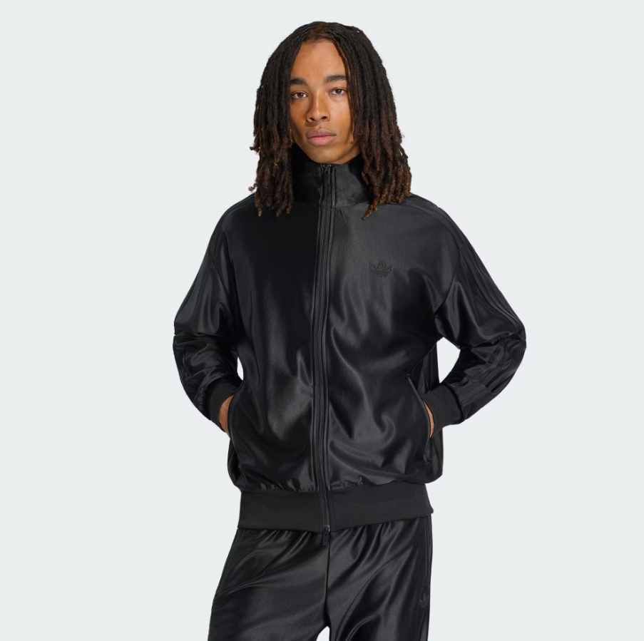 Adidas - Firebird Metallic Track Jacket Black-2