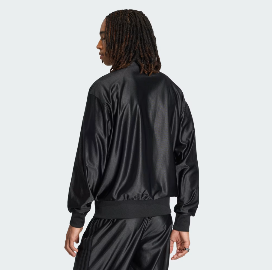 Adidas - Firebird Metallic Track Jacket Black-4