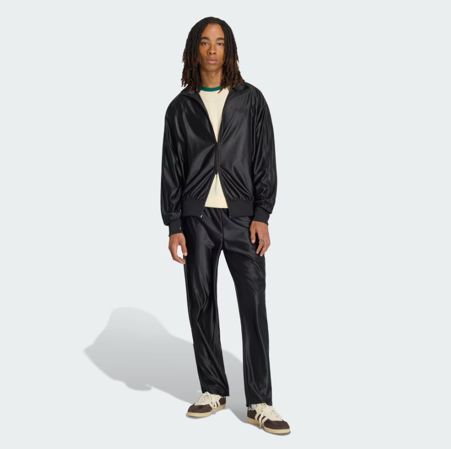 Adidas - Firebird Metallic Track Jacket Black-5