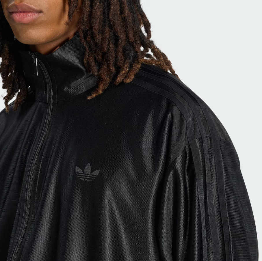Adidas - Firebird Metallic Track Jacket Black-3