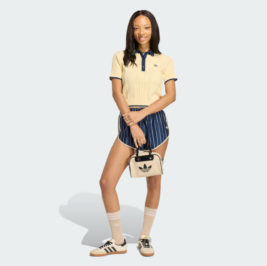 Adidas - W Cable Knit Cali Polo Warm Vanilla-5