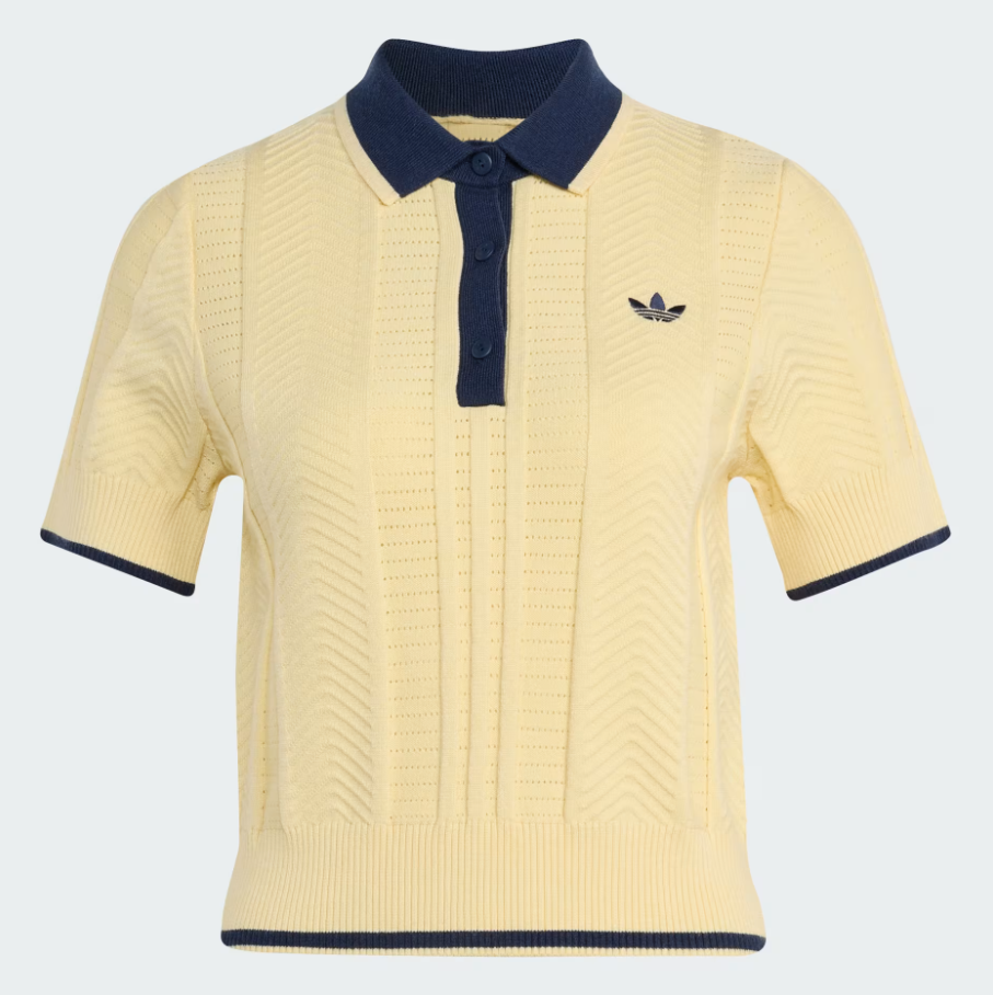 Adidas - W Cable Knit Cali Polo Warm Vanilla-1