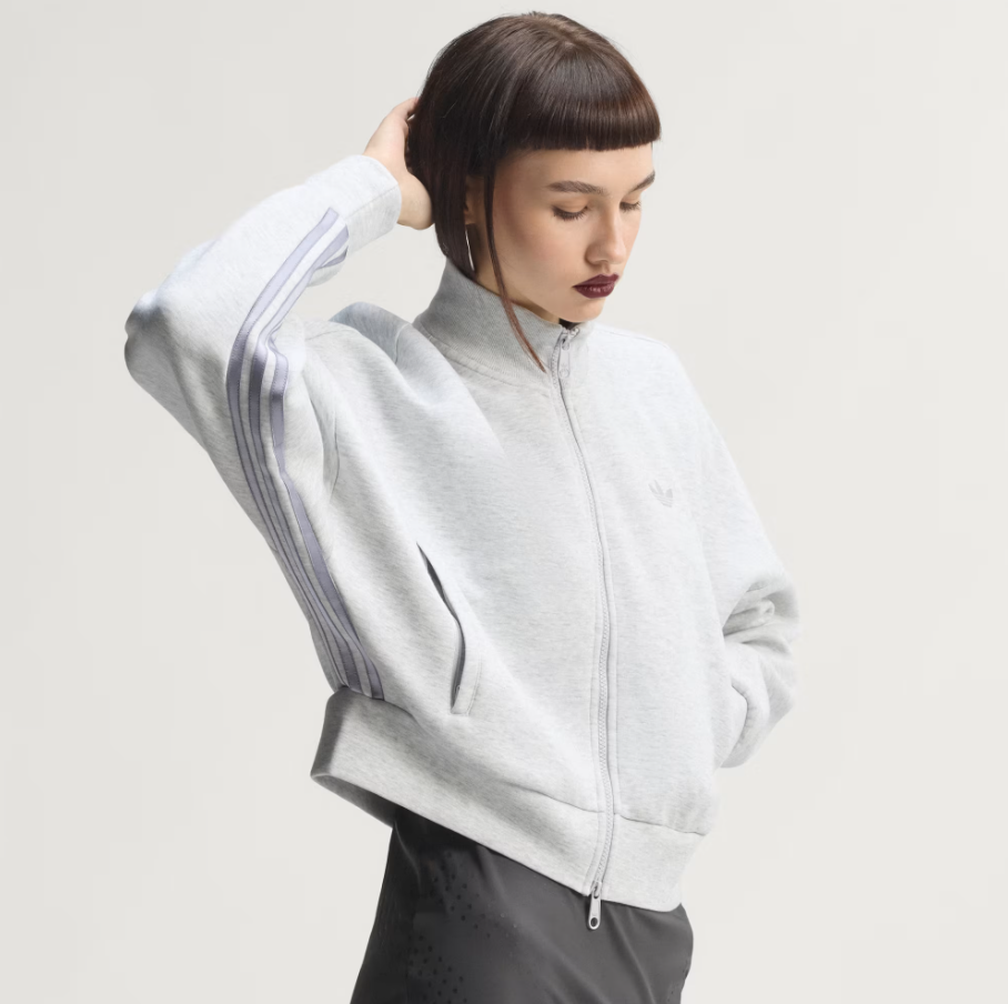 Adidas - W Spacer Tracktop Light Heather Grey-2